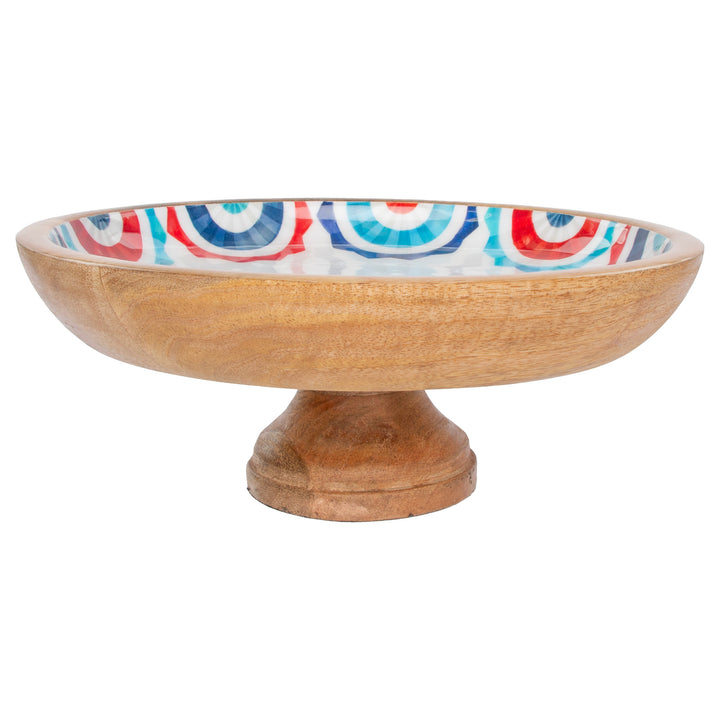 Stars &amp; Stripes Pedestal Platter