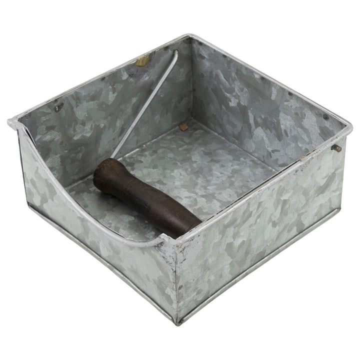 Cajita para cócteles de metal plateado