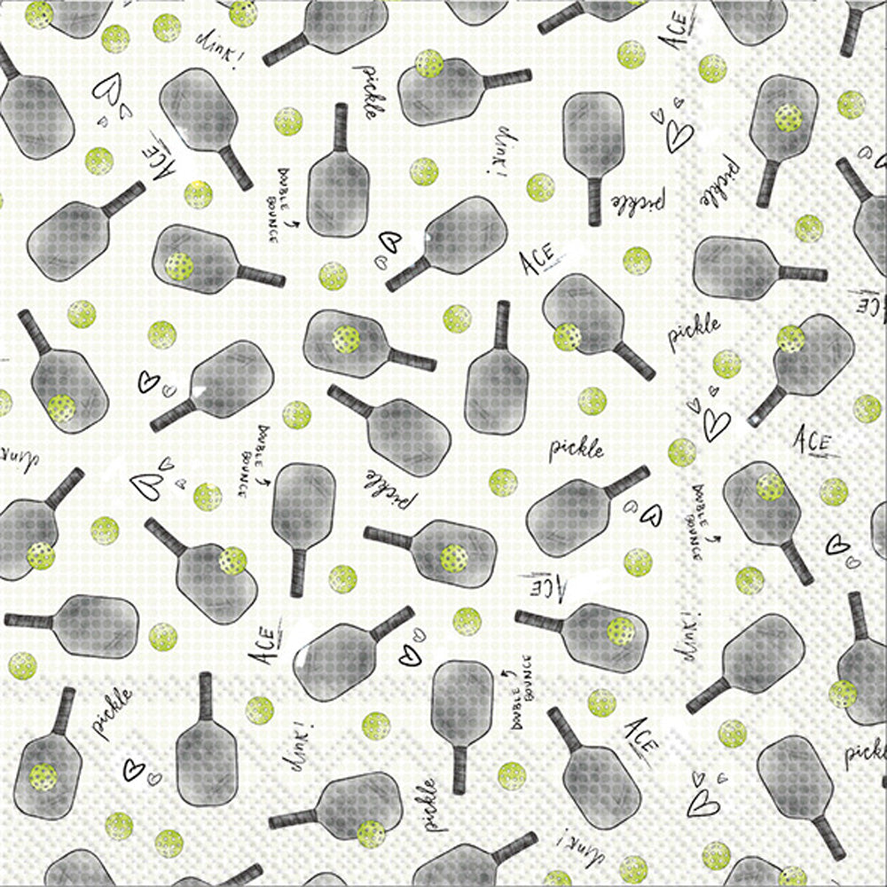 Servilleta de cóctel con estampado de Pickleball