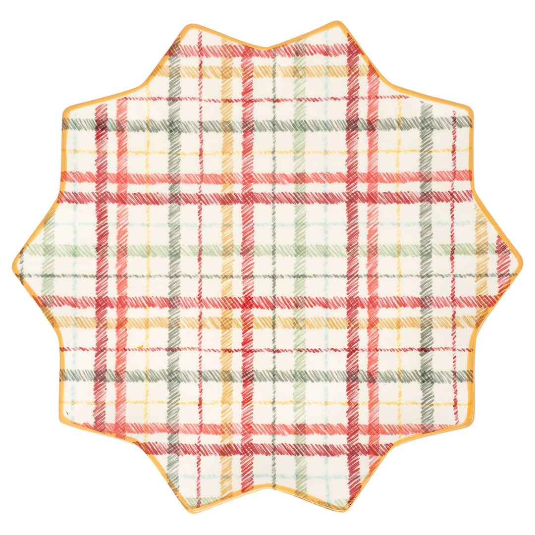 Frosty Fun Snowflake Platter
