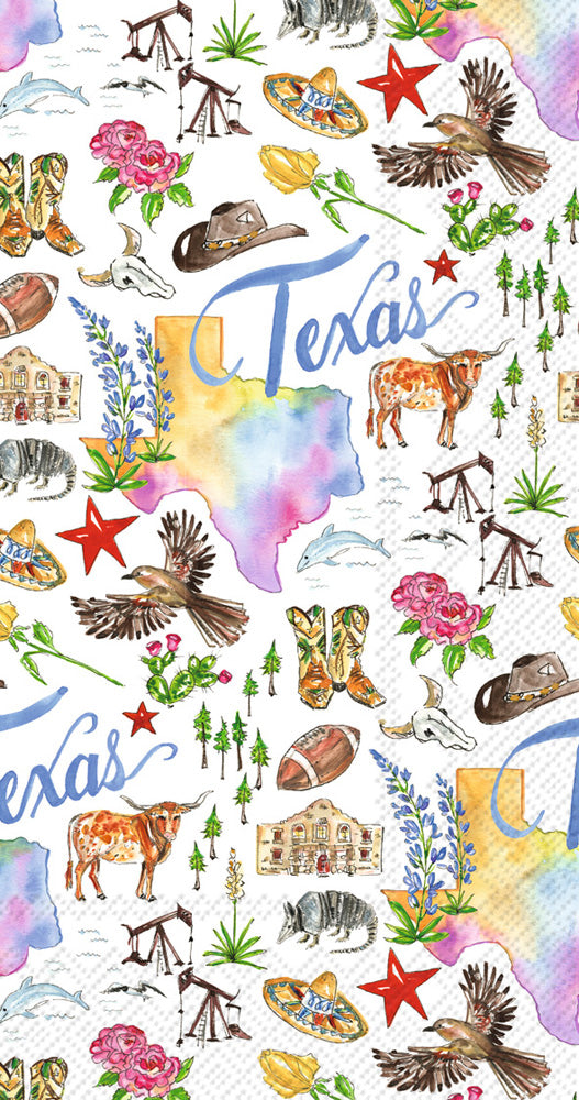 Texas State Collection Guest Towel