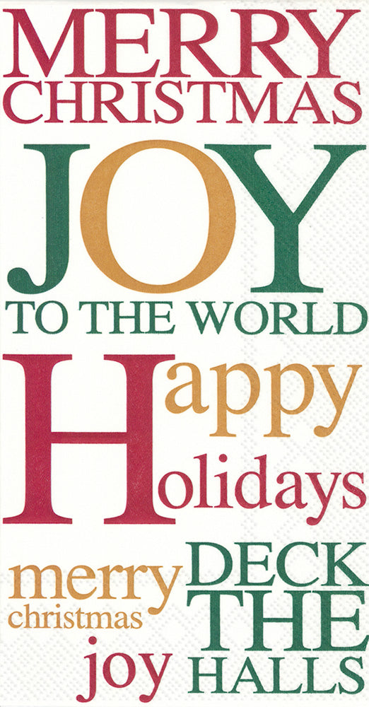 Toalla de invitados Joy To The World