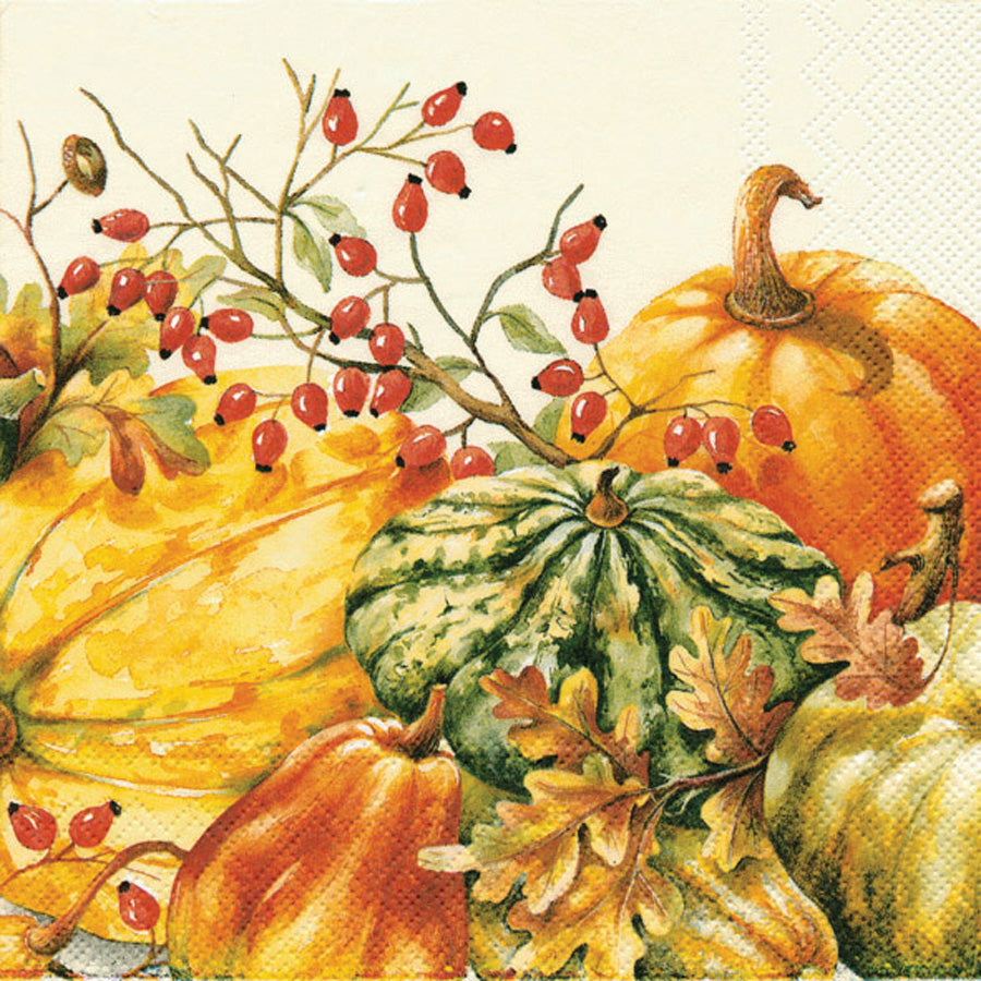 Calabaza Lunch Napkin cream