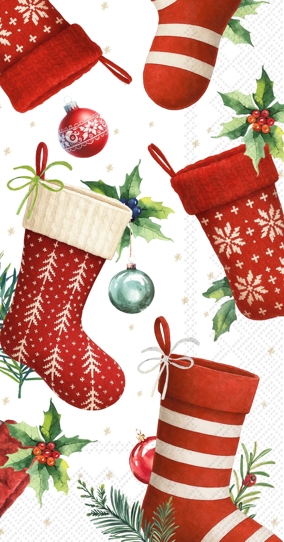 Christmas Stockings Guest Towel