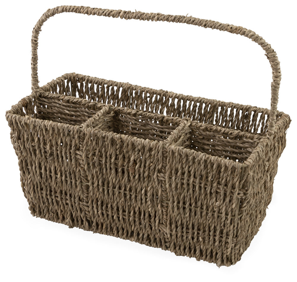 Cesta para cubiertos de algas marinas
