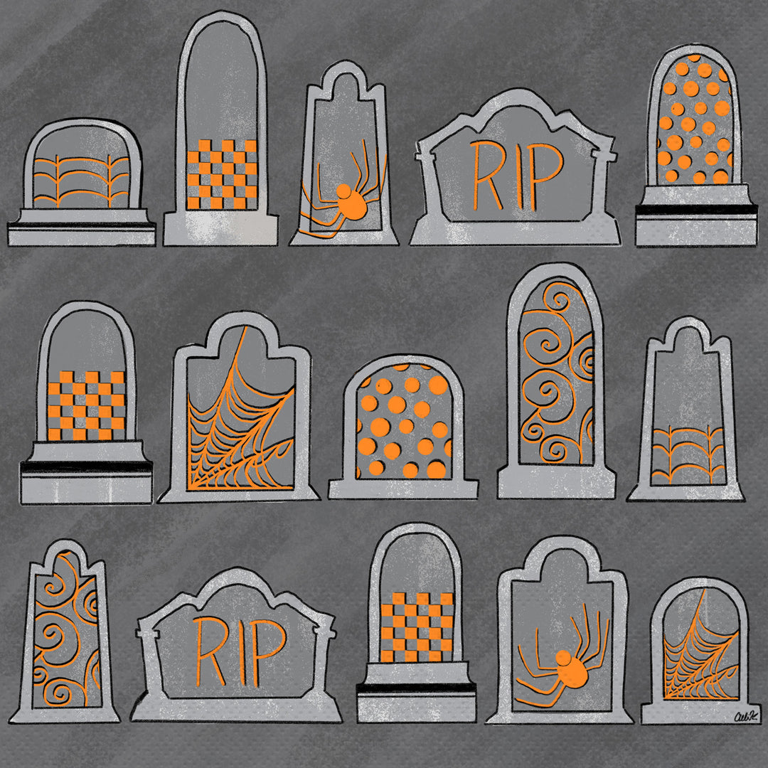 Tombstones Cocktail Napkin