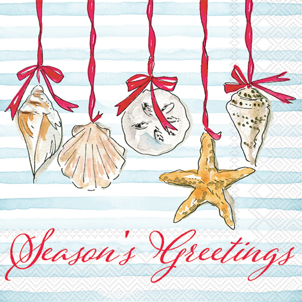 Servilleta de cóctel Seasons Greetings
