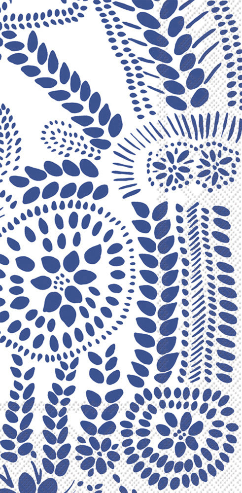 Toalla de invitados Nasia Blanco Azul