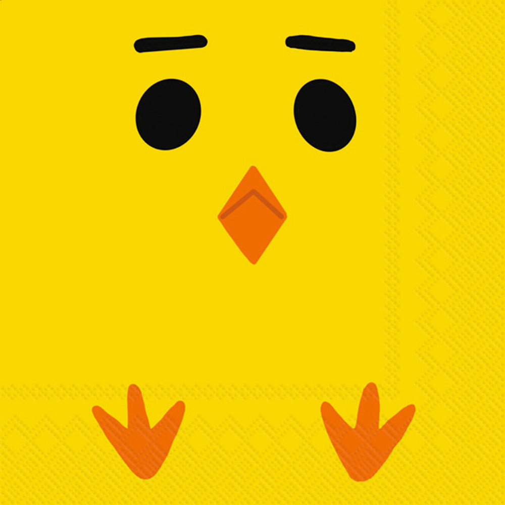 Servilleta de cóctel Yellow Chick