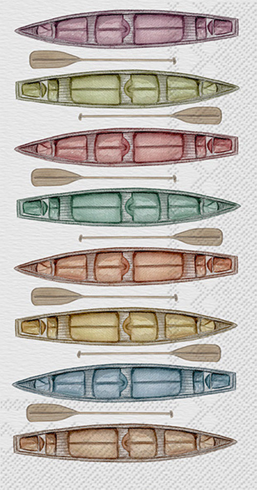 Toalla de invitados Canoas de colores