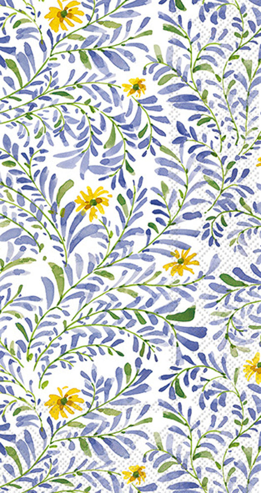 Toalla de invitados Lovely Branches Azul