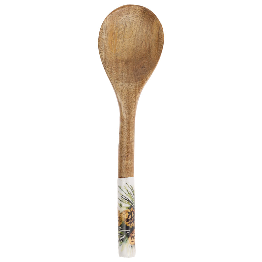 White Spruce Salad Servers Mango Wood
