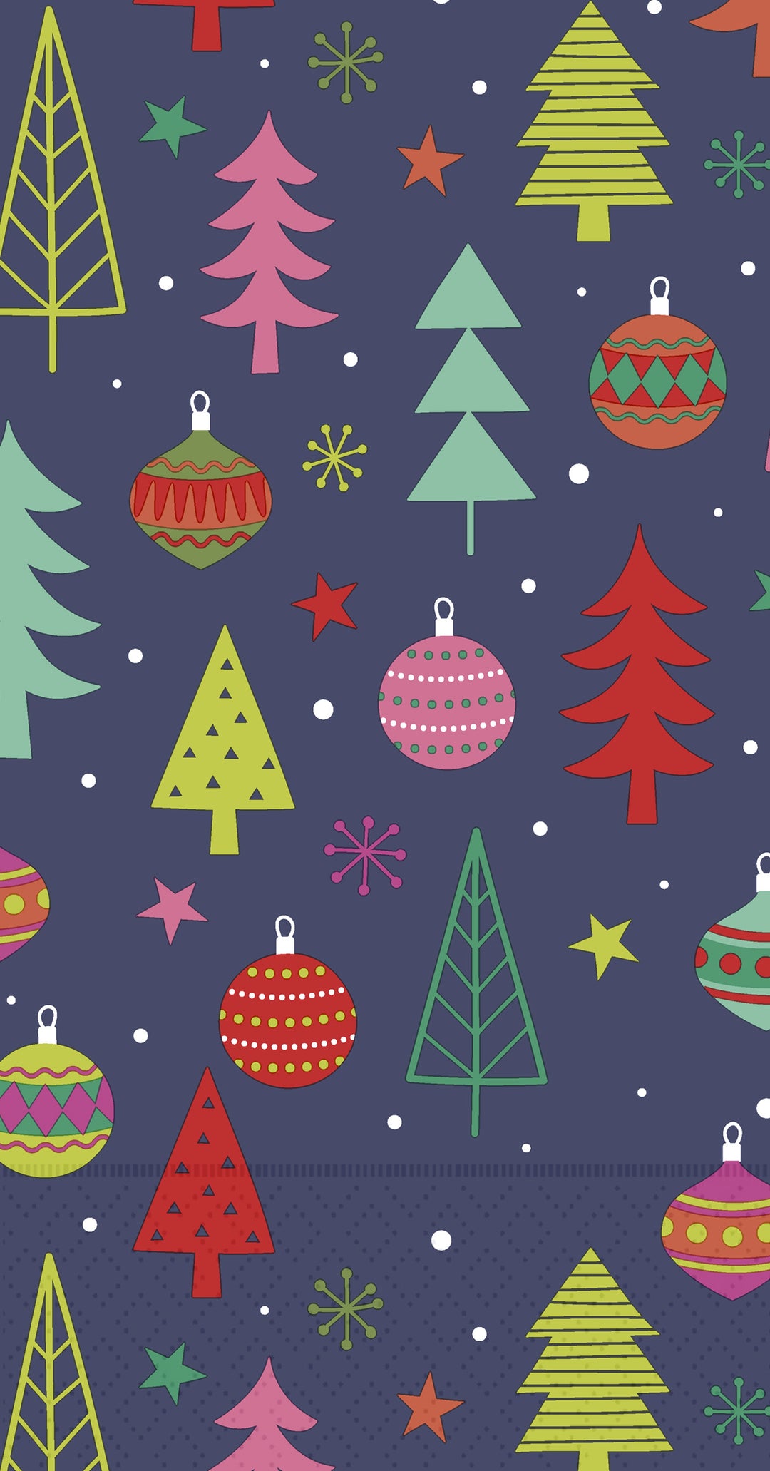 Colorful Christmas Guest Towel