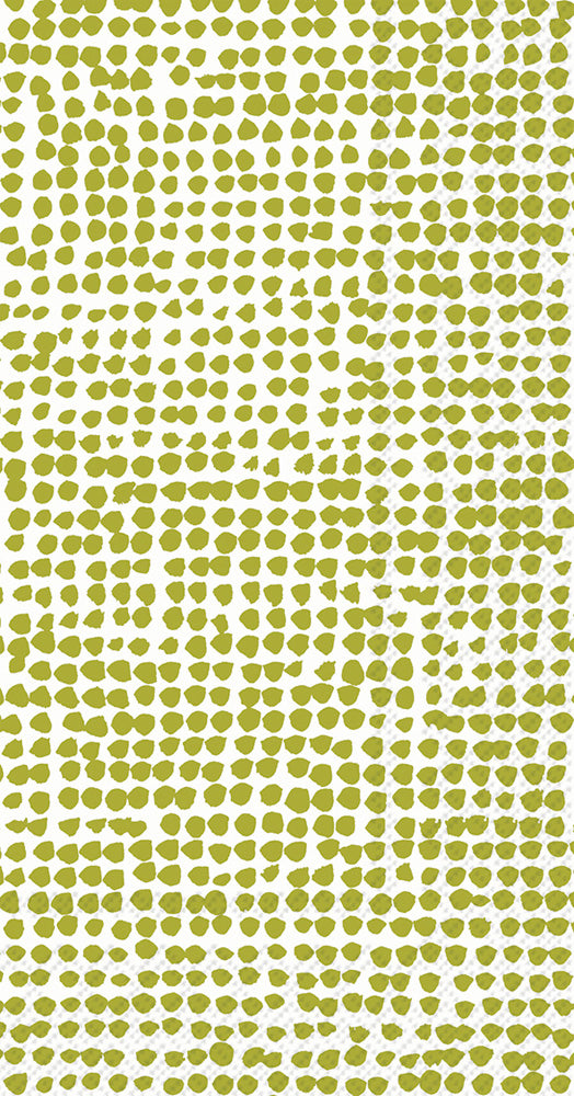 Toalla de invitados Orkanen blanco verde