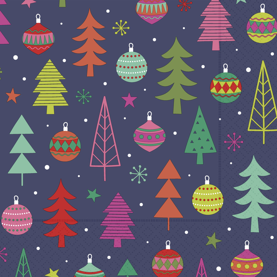 Colorful Christmas Lunch Napkin