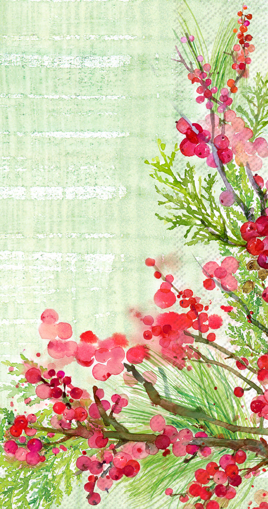 Toalla de invitados Winterberry