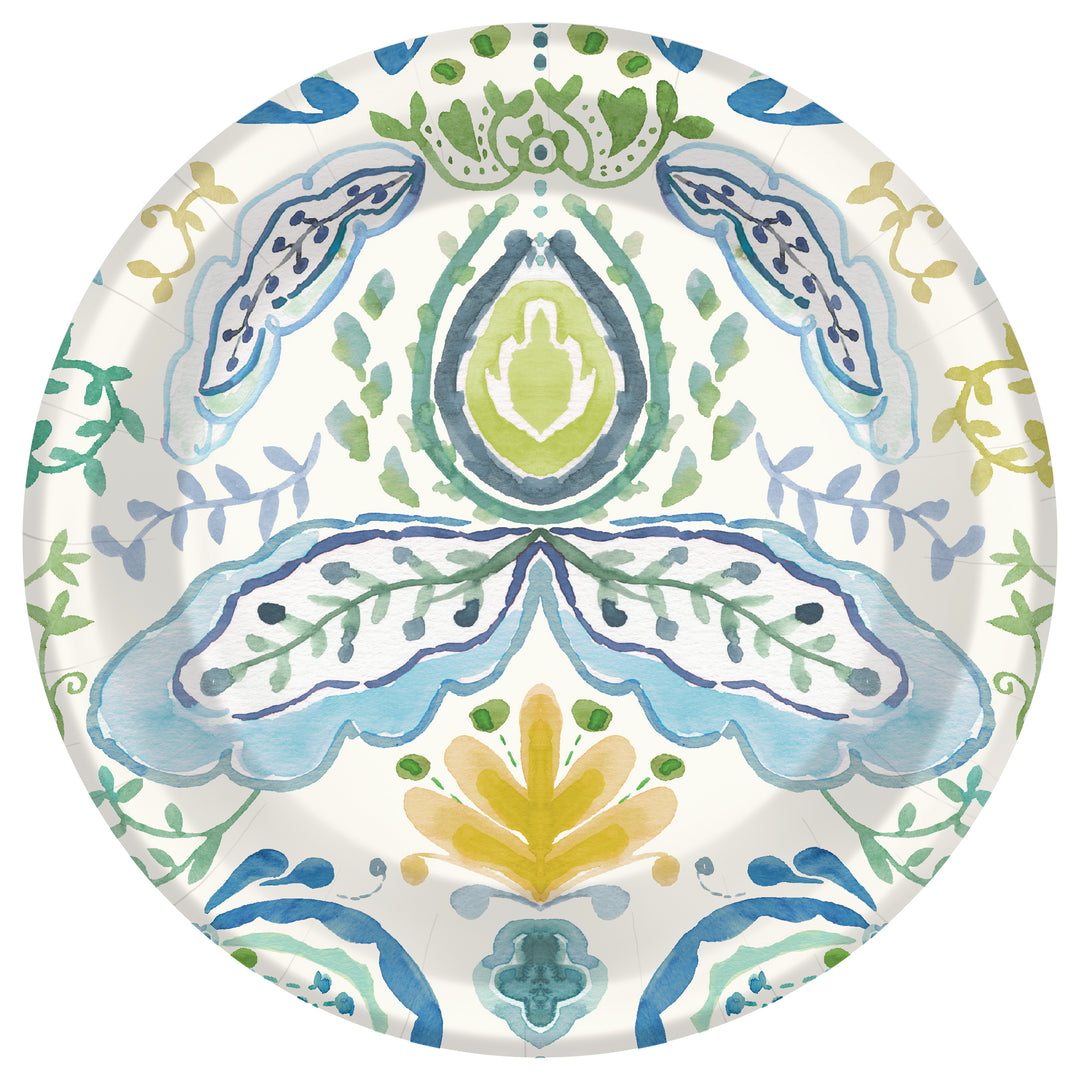 Azure &amp; Ivy Round Desert Plate