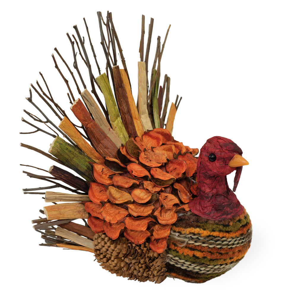 Pavo de ramita/tejido mediano