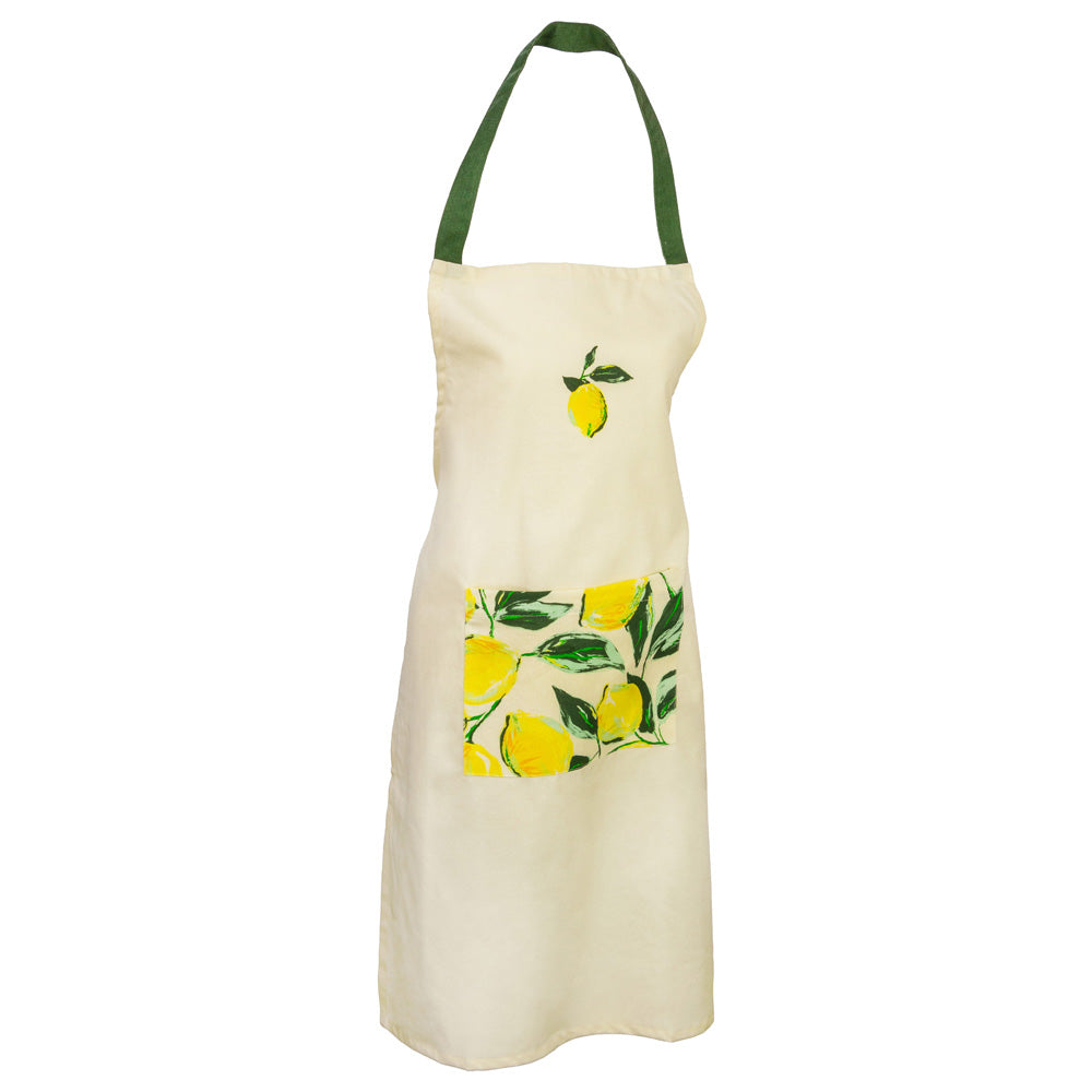 Delantal de limones pictóricos