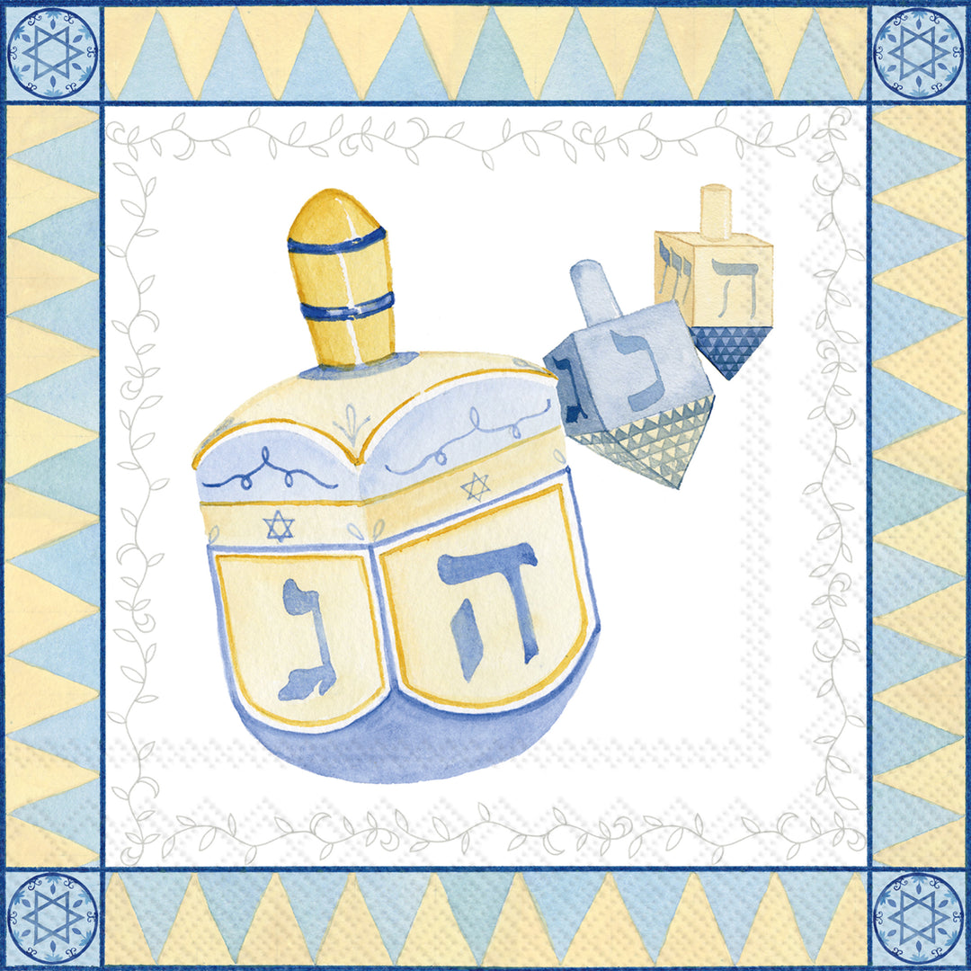 Celebrating Hanukkah Ii Cocktail Napkin
