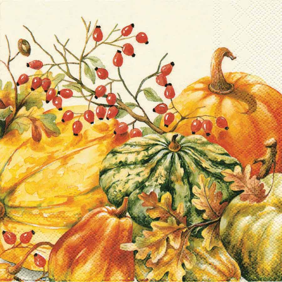 Servilleta de cóctel Calabaza crema