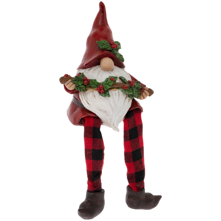 Estantes con gnomos de Papá Noel (juego de 2)