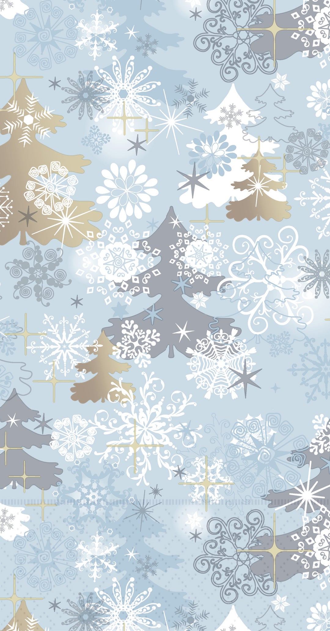 Winter Frost Guest Towel