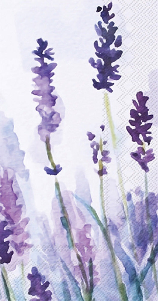 Toalla de invitados color lavanda