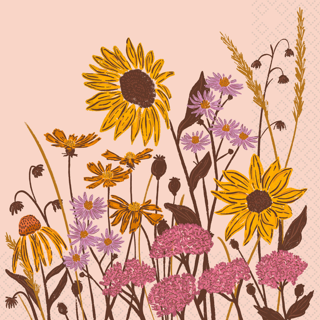 Fall Bright Susie Cocktail Napkin