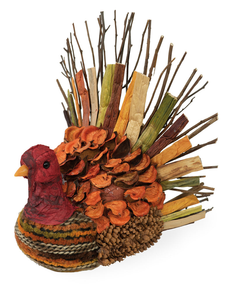 Pavo pequeño de ramita/tejido