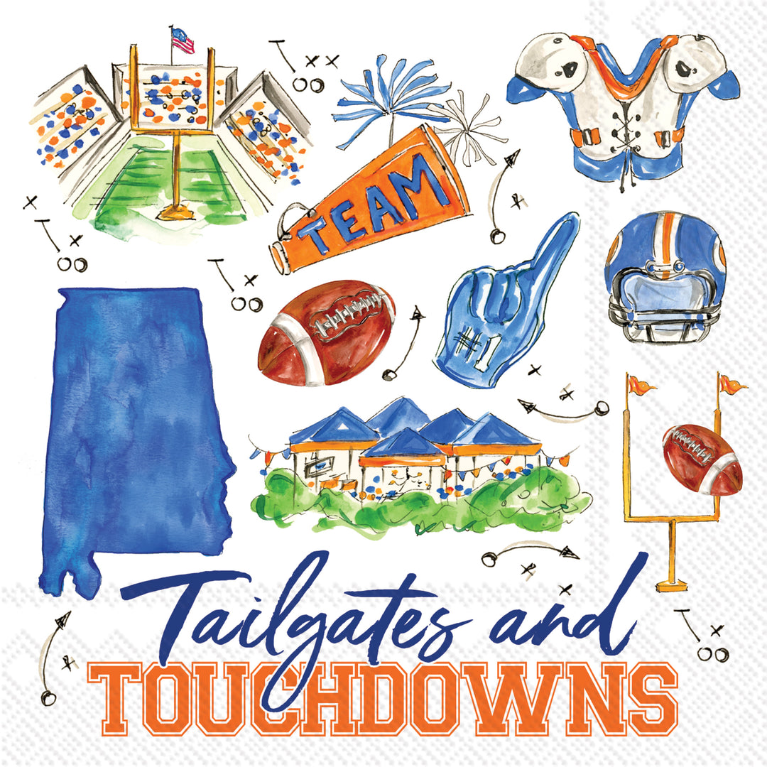 Auburn AL Pep Rally Cocktail Napkin