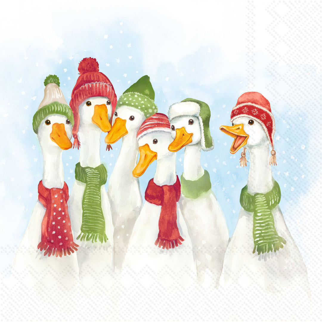 Edgar And Friends Light Blue Lunch Napkin