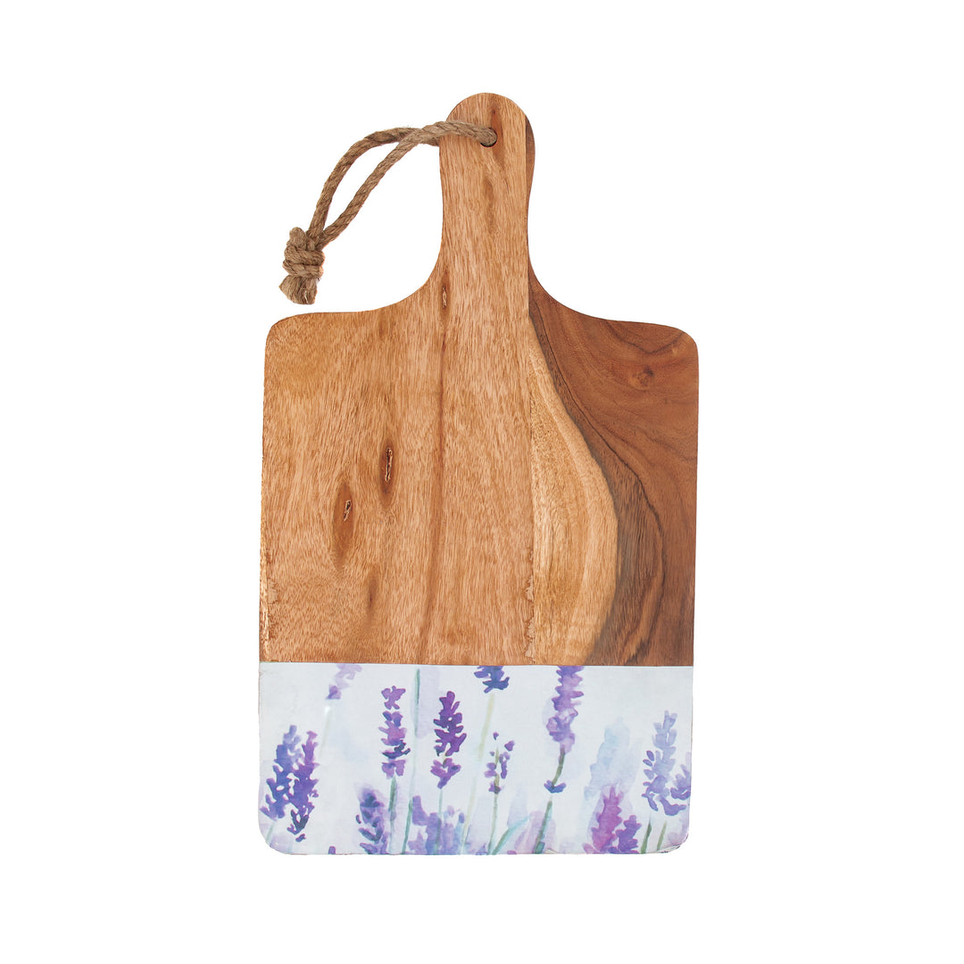 Tabla de embutidos de madera de lavanda