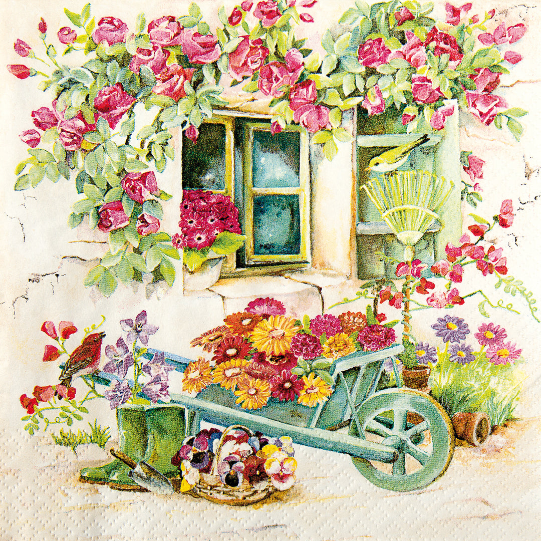 Tuscan Garden Cocktail Napkin