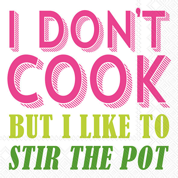 Servilleta de cóctel Stir The Pot