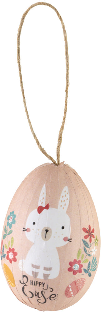 Conejitos juguetones con huevos en bolsa