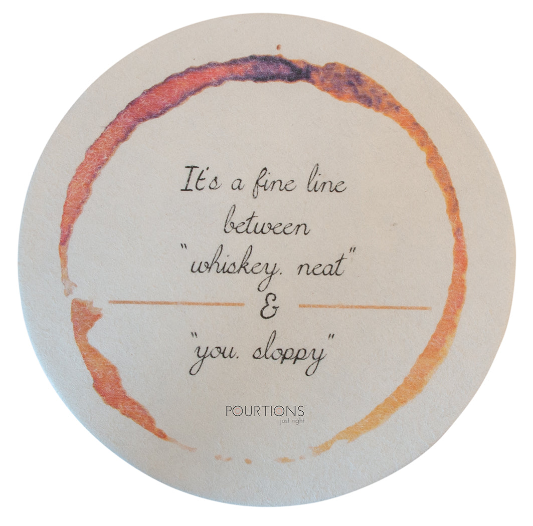 Posavasos para cócteles de whisky (juego de 9)
