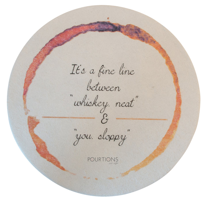 Posavasos para cócteles de whisky (juego de 9)