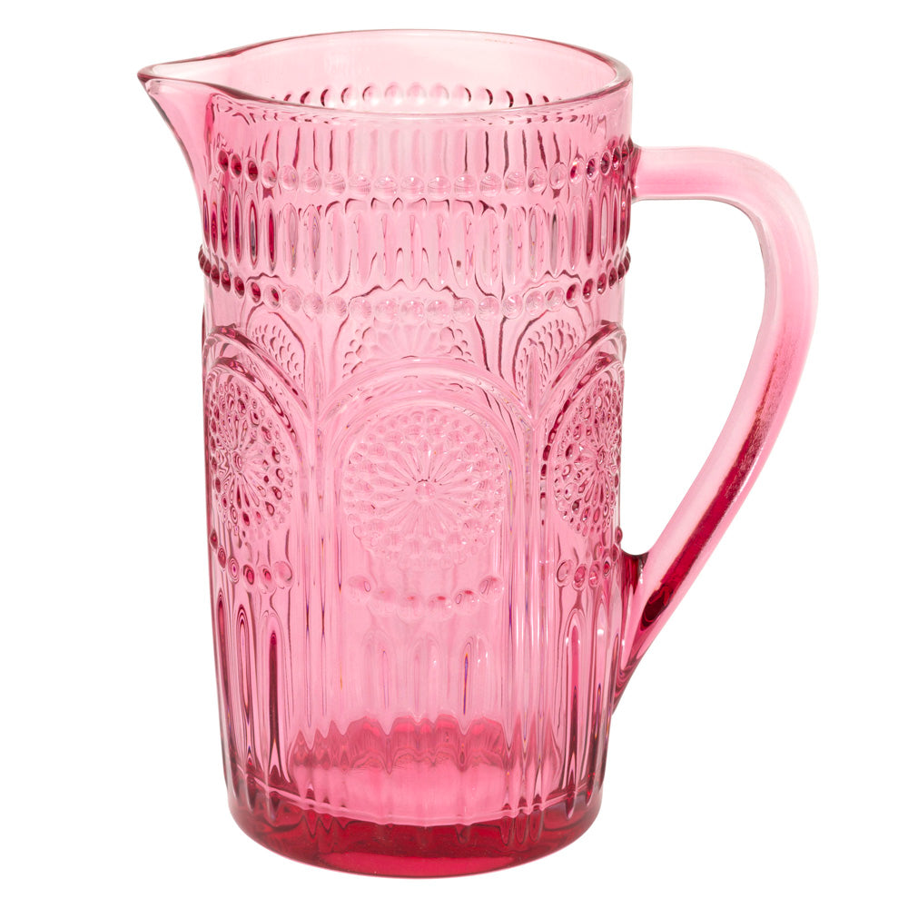 Jarra de vidrio Codi rosa