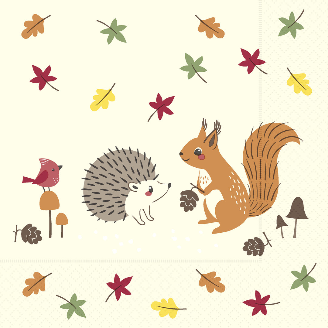 Forest Friends Cocktail Napkin