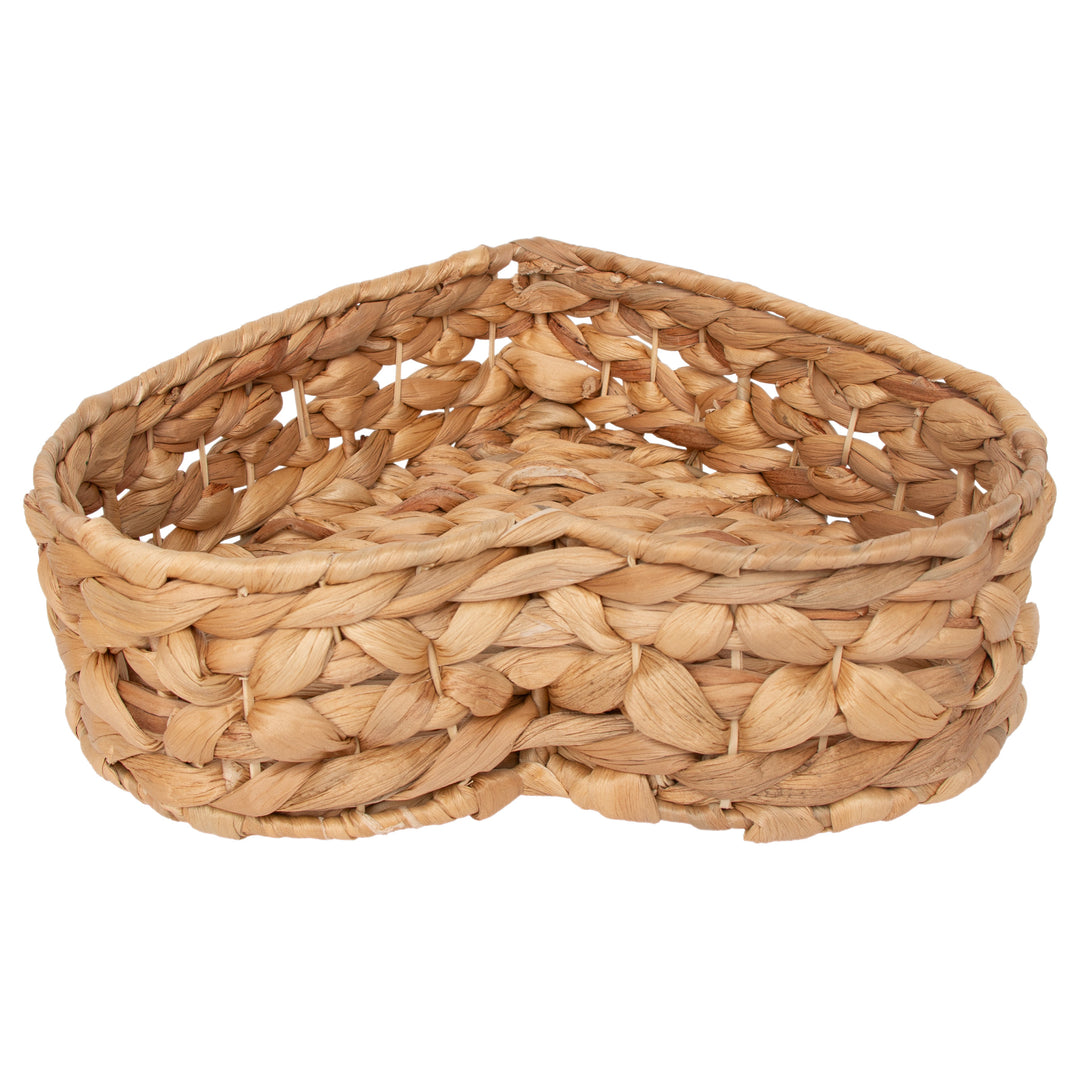 Water Hyacinth Heart Trays (Set of 2)