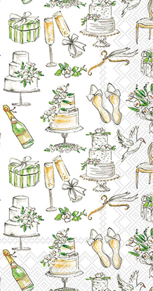 Toalla de invitados para tartas de boda