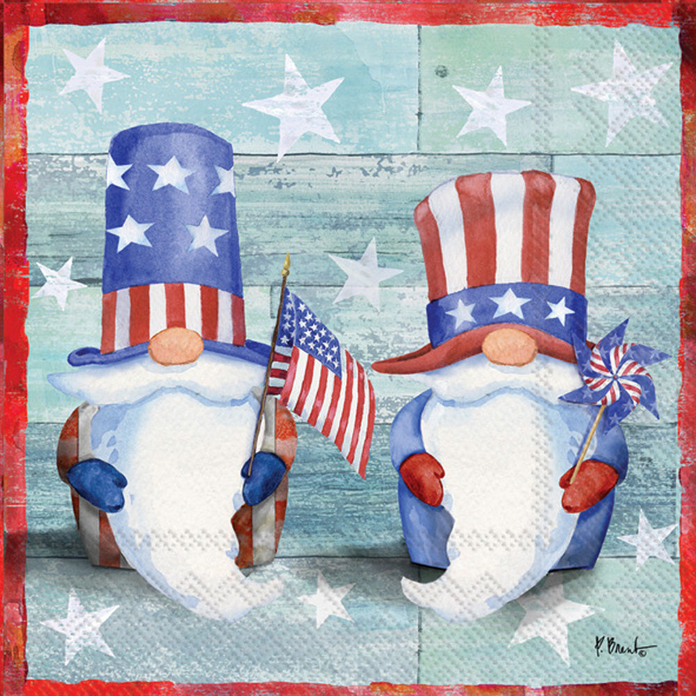 Servilleta de cóctel Freedom Gnomes