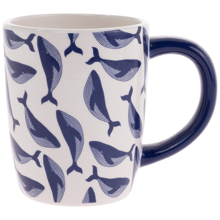 Taza de ballena de la marina