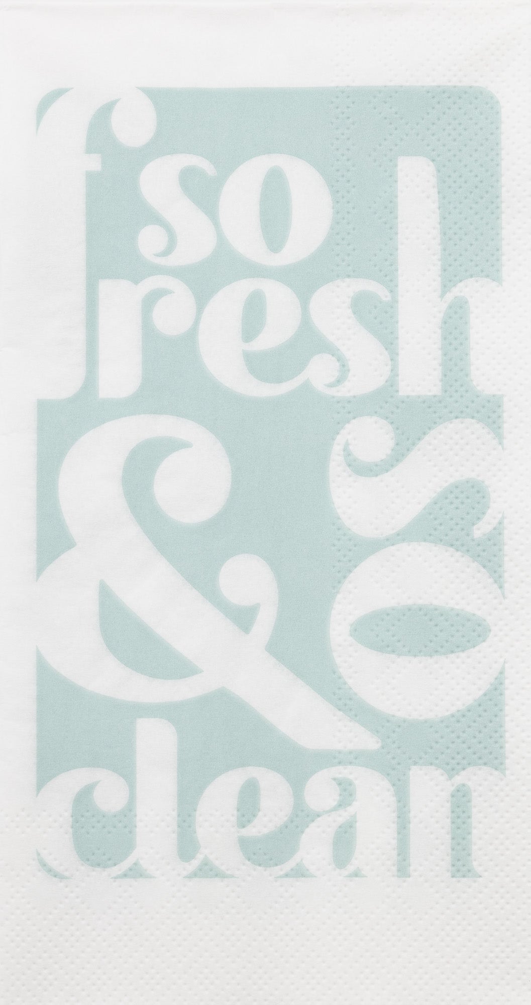 Toalla de invitados So Fresh So Clean color verde azulado