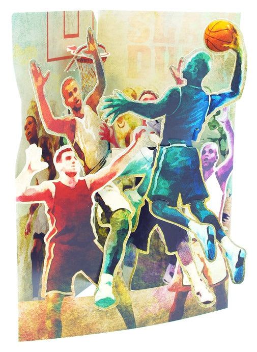Tarjeta de swing de baloncesto