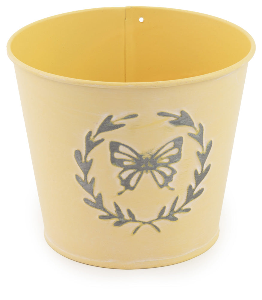 Cubo de mariposa amarillo