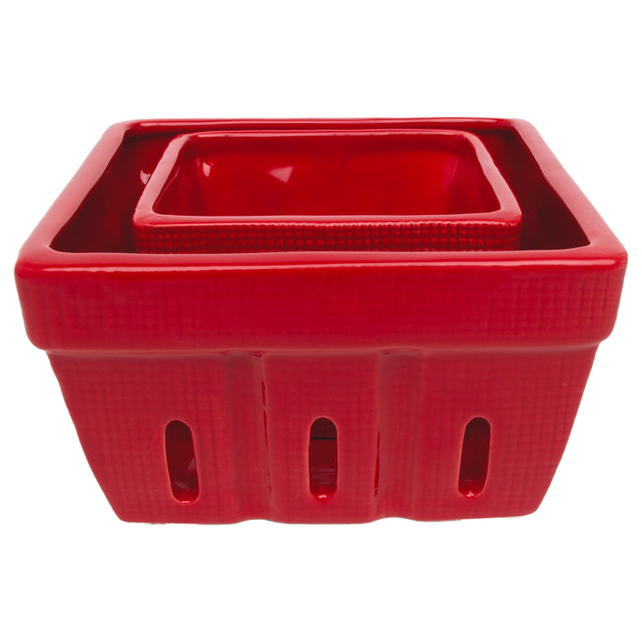 Red Berry Bowls Set of 2