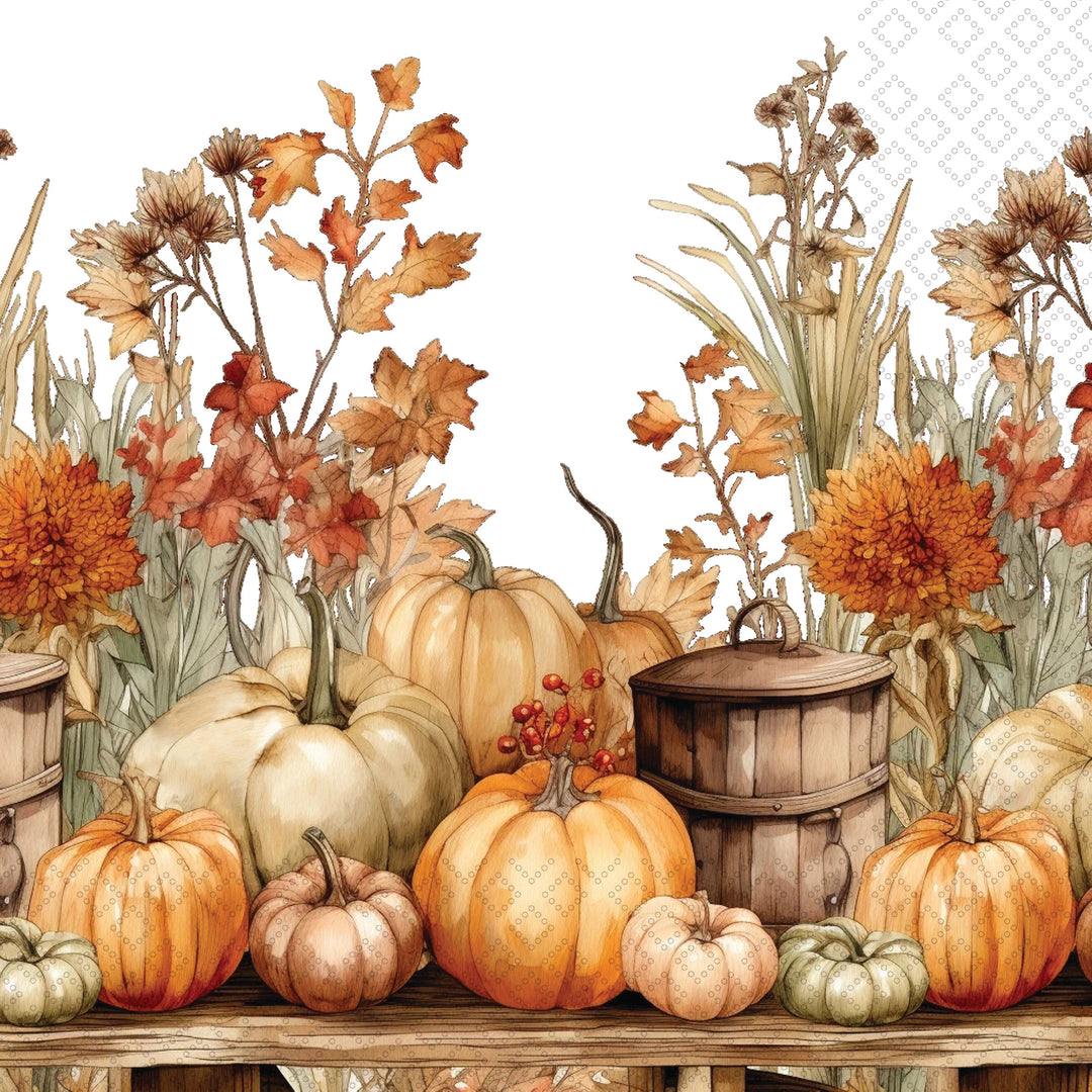 Autumn Abundance Cocktail Napkins