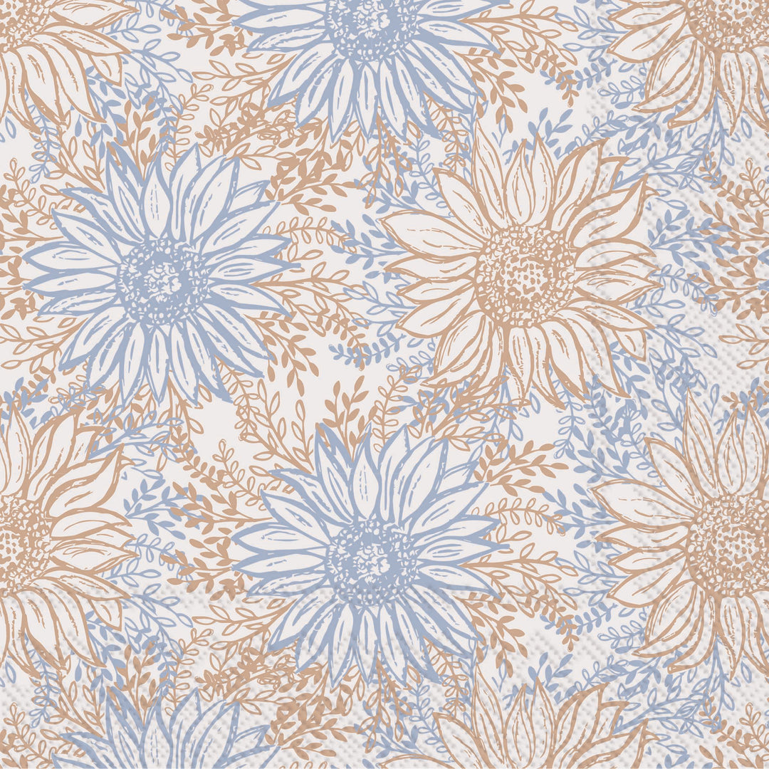 Fall Folk Pattern Lunch Napkin